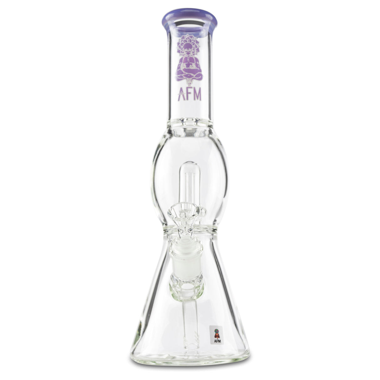 AFM Short UFO Perc Water Pipe  12 Dry Herb Beaker Bottom Pipe – CLOUD 9  SMOKE CO.