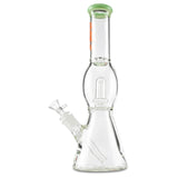 afm short red and green ufo perc water pipe for smoking herbs