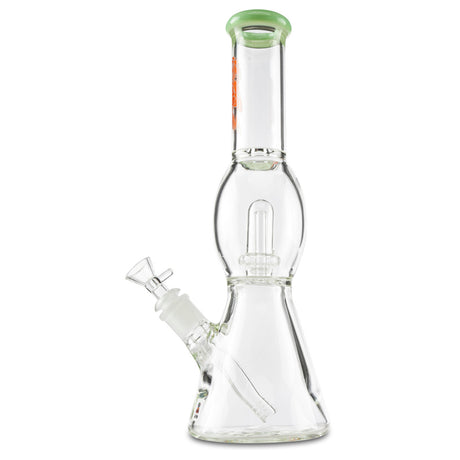afm short red and green ufo perc water pipe for smoking herbs