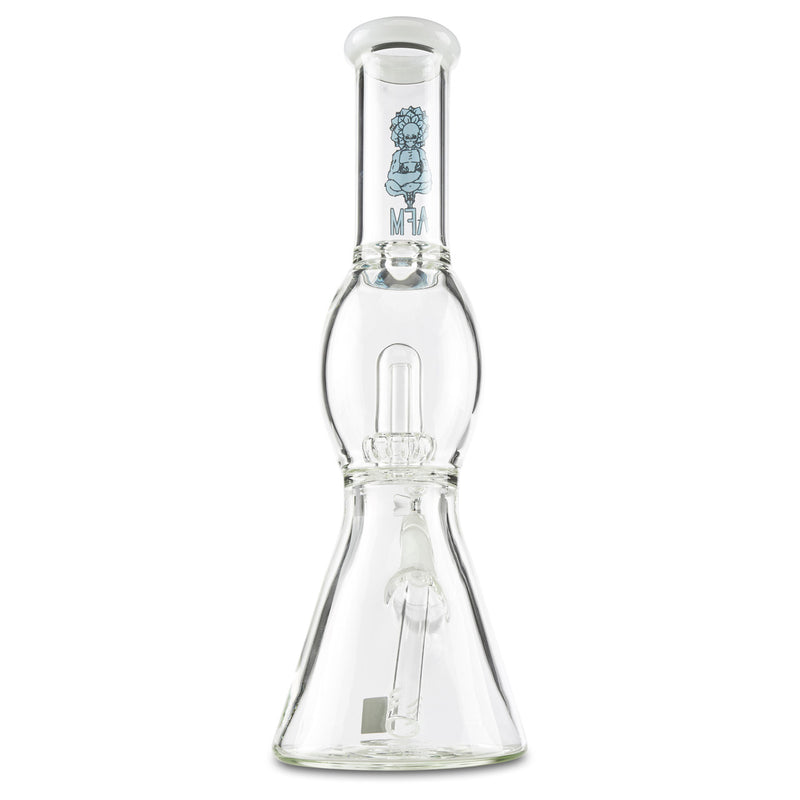 afm short blue bong for smoking dry herbs and flower