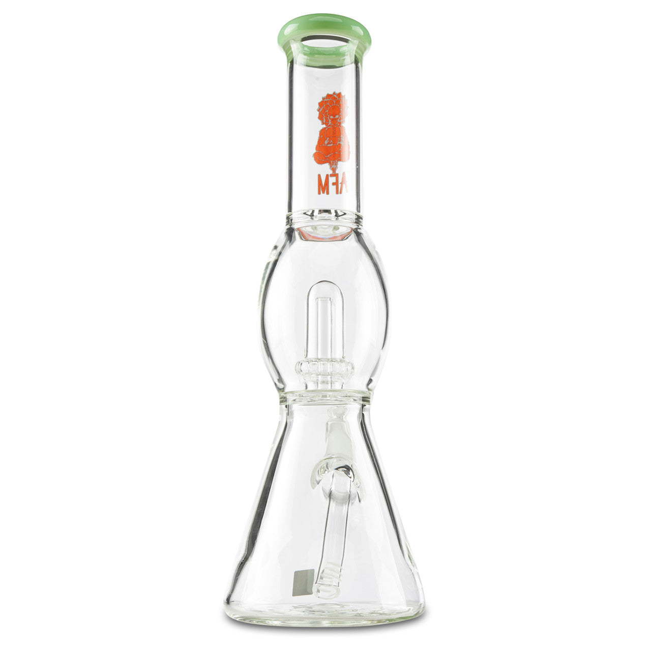 afm short red and green ufo perc water pipe for sale online