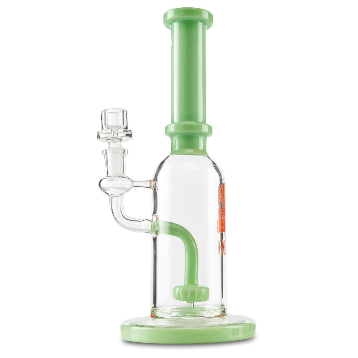 afm showerhead glass dry herb bong with glass bowl and downstem