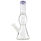 afm short purple ufo perc water pipe for dry herbs