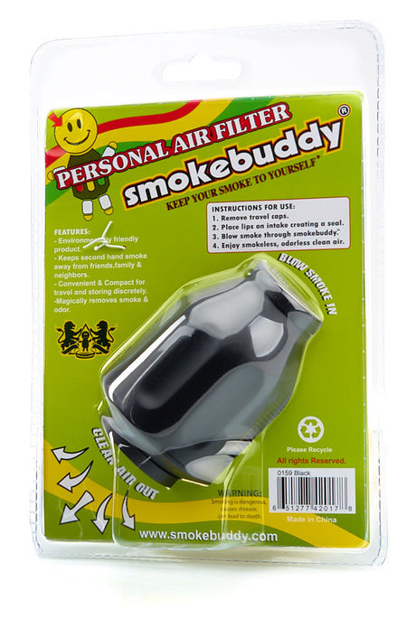 Smoke Buddy Large Black Back