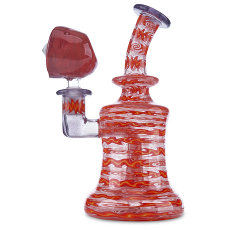 andy g banger hanger hot sauce and purple rain colored dab rig