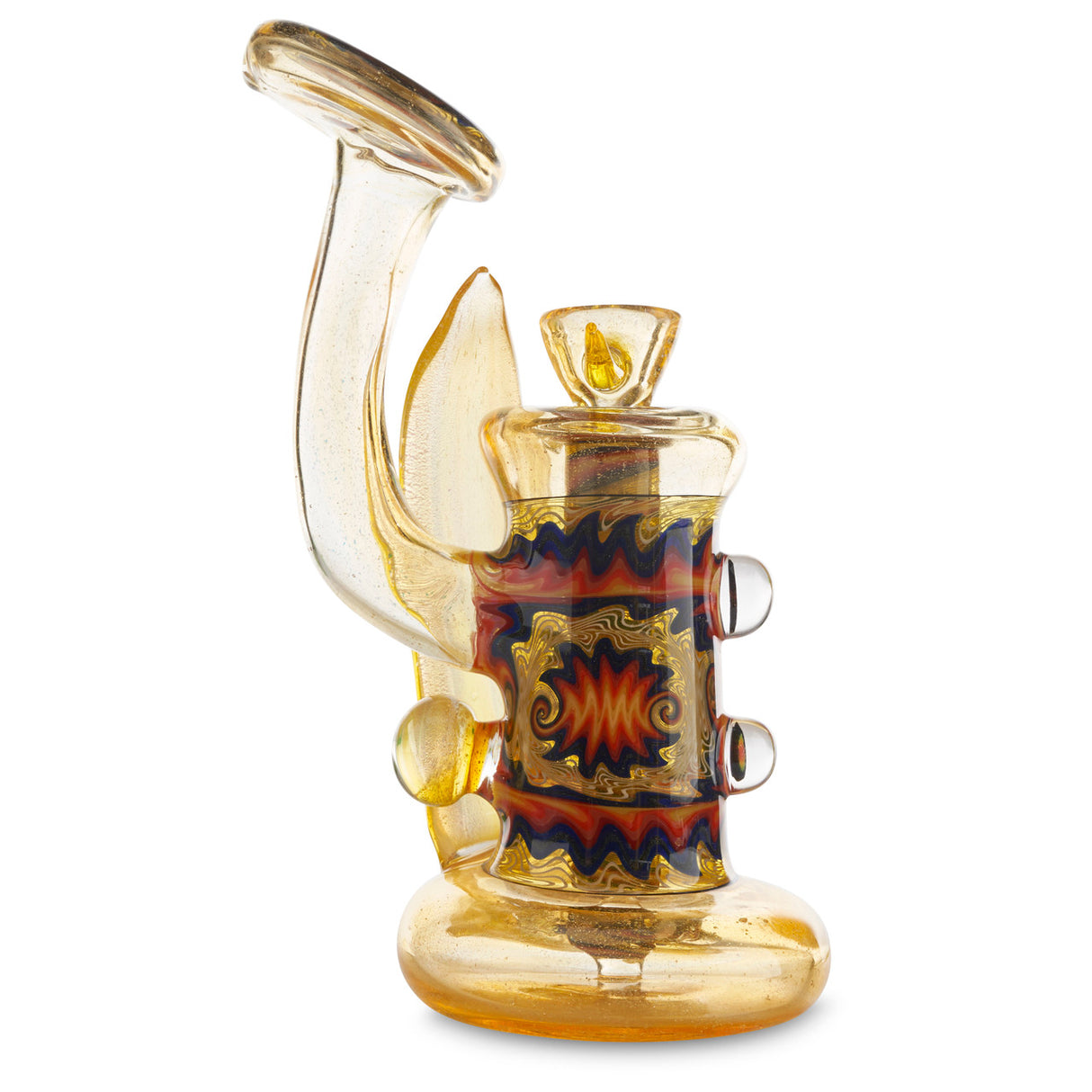 andy g glass dichro bubbler yellow wig wag at cloud 9 smoke co