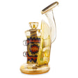 andy g glass dichro bubbler yellow wig wag for sale online