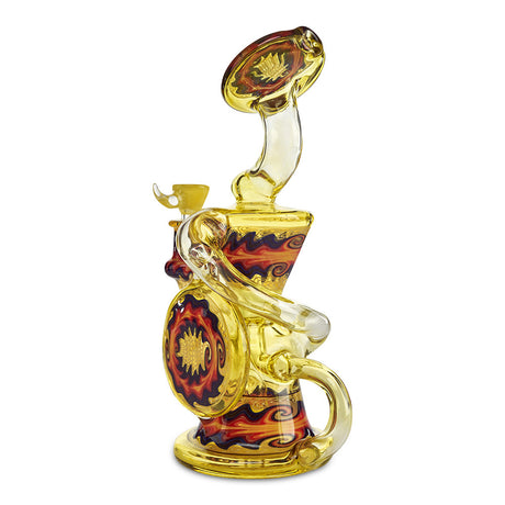 andy g klein recycler lemon drop wig wag fully worked water pipe