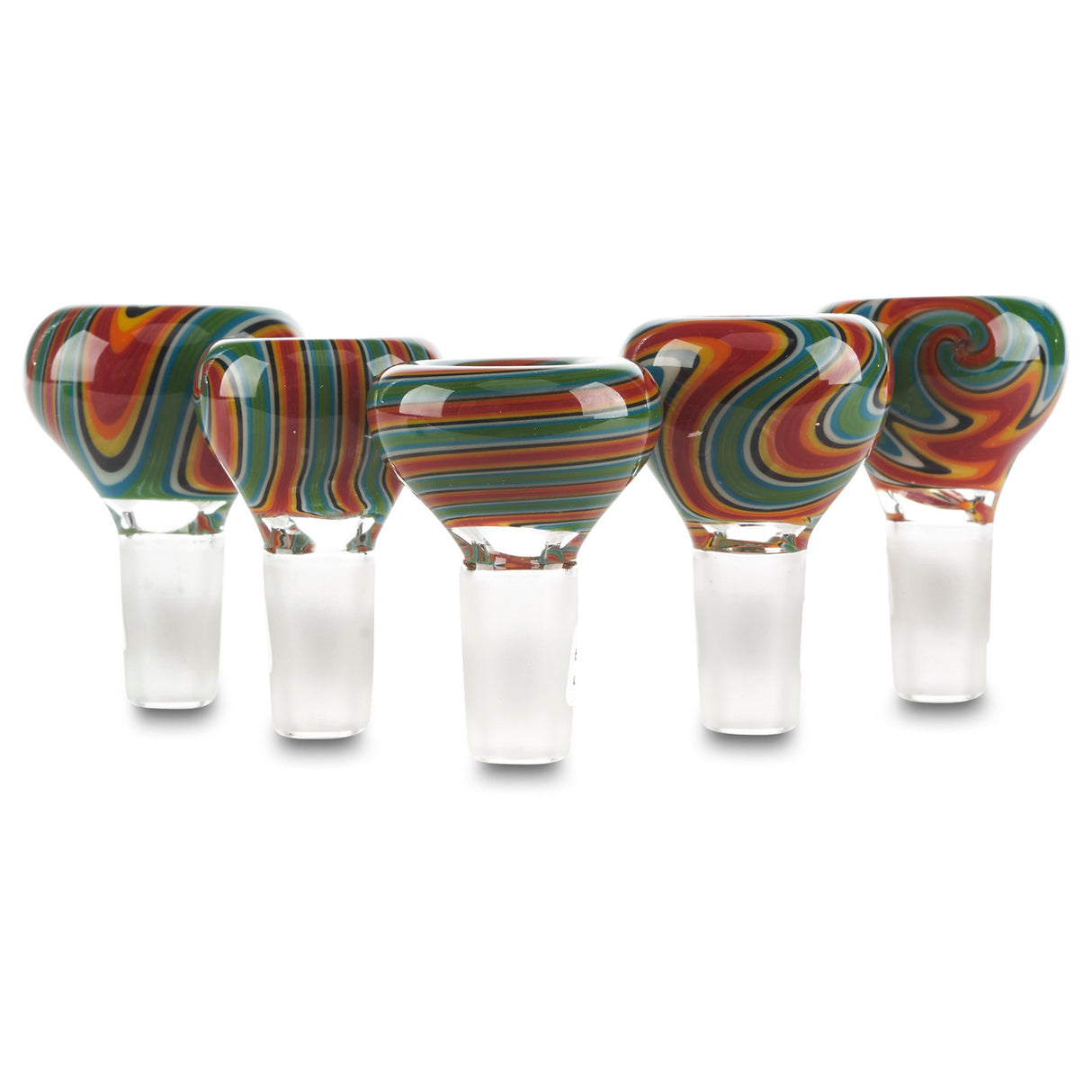 high country small cheap 14mm swirl design bong bowls for dry herb online