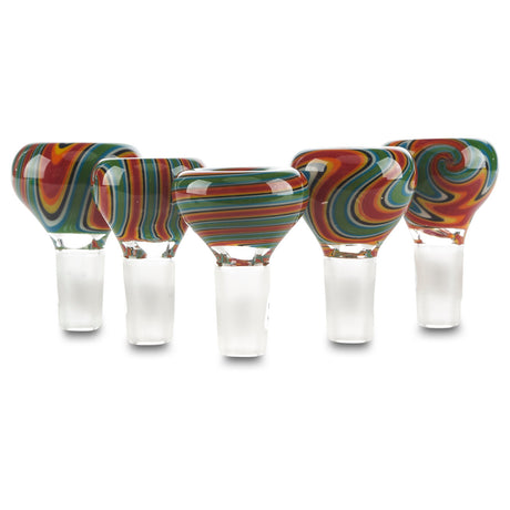 high country small cheap 14mm swirl design bong bowls for dry herb online