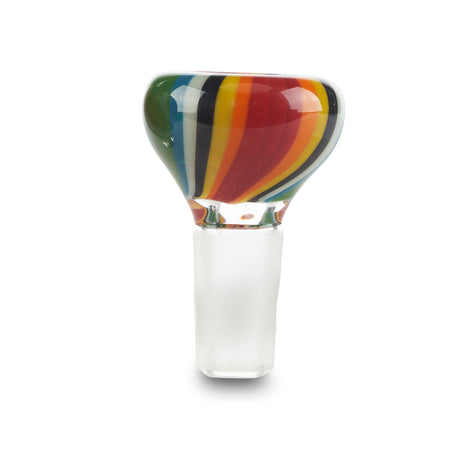 rainbow hot air balloon 14mm bong slide for dry herbs