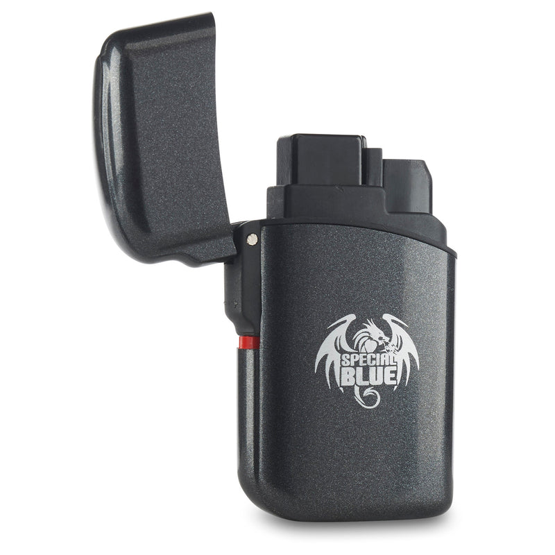 classic metal single jet flame special blue torch lighter