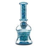 blueberry glass mini tube raindrop dab rig for wax and oils