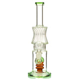 Carnival Water Pipe with Fun Colored Glass and Percolator. Comes with flower bowl 5