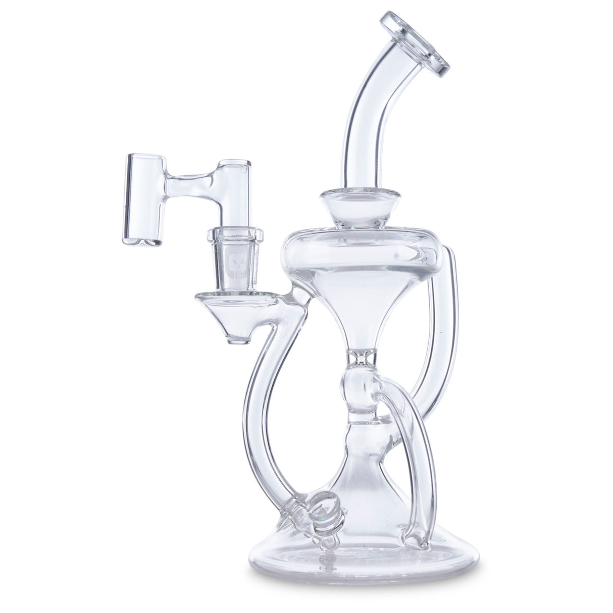 casa glass hourglass recycler clear for sale online for cheap