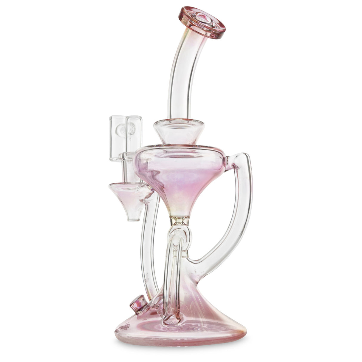casa glass hourglass recycler rig for smoking oils and wax