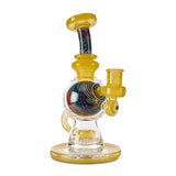 casta glass ball rig recycler yellow at cloud 9 smoke co