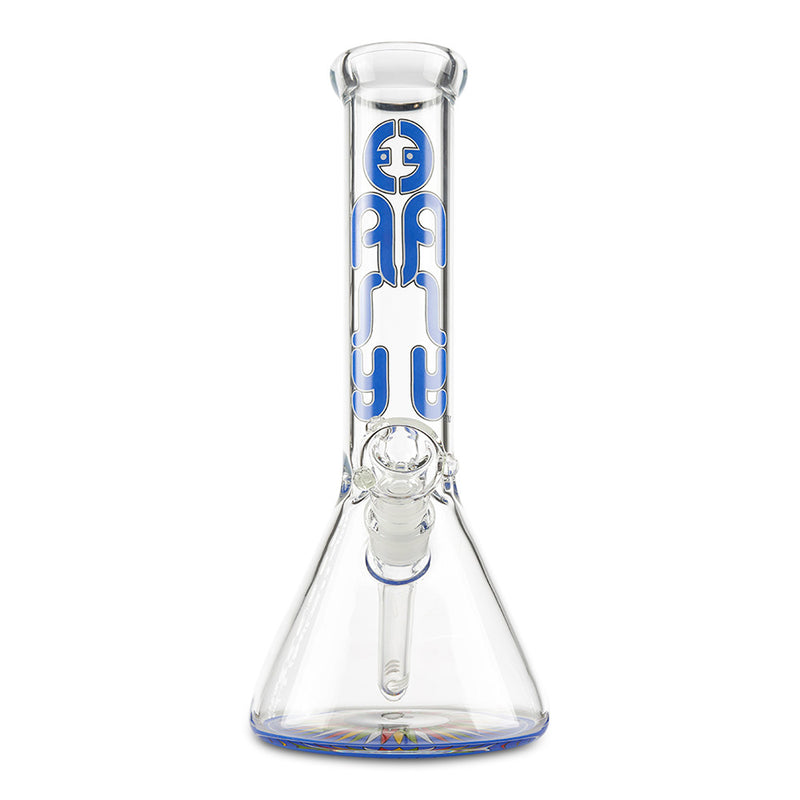 ying and yang water pipe glass bong for smoking herbs