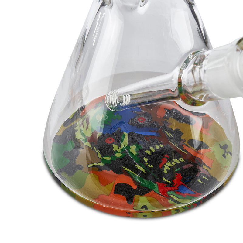 trippy zombie 12 inch cheap glass bong for smoking dry herbs