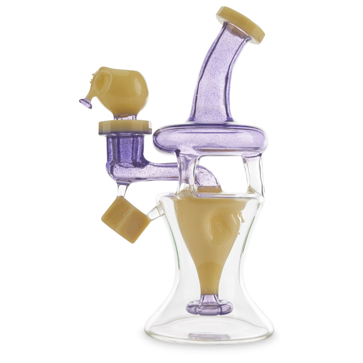 chip x bohowe glass head stack purple and cream water pipe online