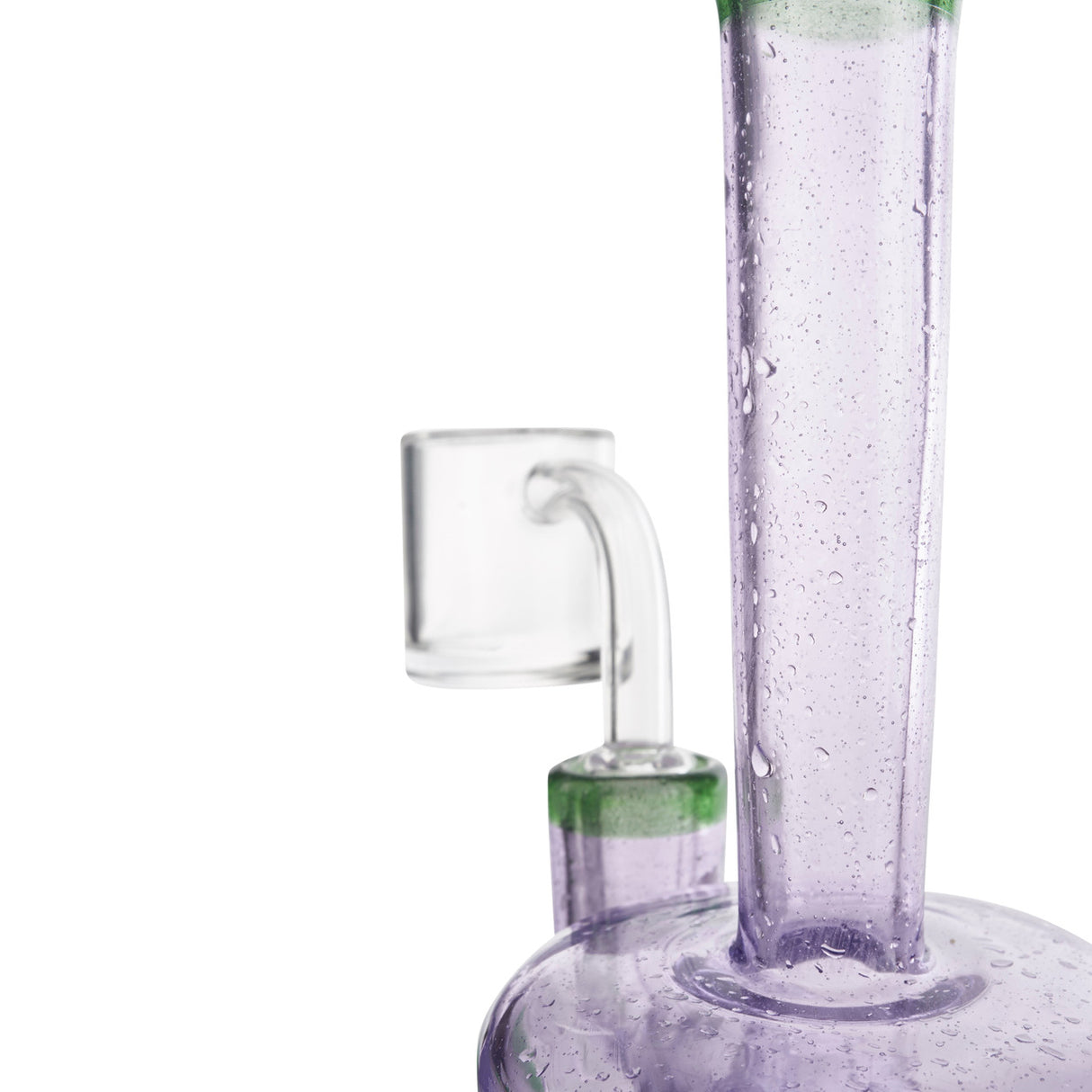 chip x hefe glass venetian egg purple green rig for oils or concentrates