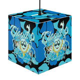 Cloud 9 Liquid Chrome Light Cube Lamp