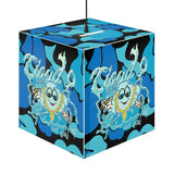 Cloud 9 Liquid Chrome Light Cube Lamp