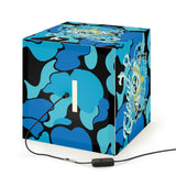 Cloud 9 Liquid Chrome Light Cube Lamp