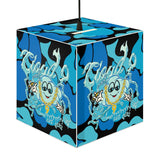 Cloud 9 Liquid Chrome Light Cube Lamp