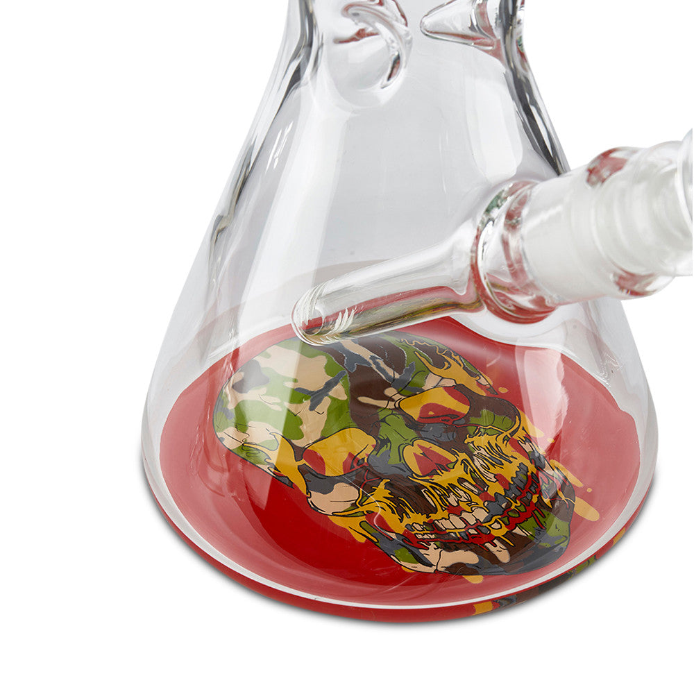 colorful zombie glass bong for cheap online