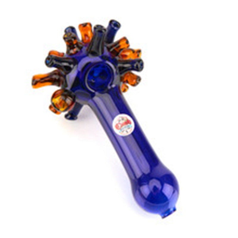 Crush Glass Covid Virus Hand Pipe 2
