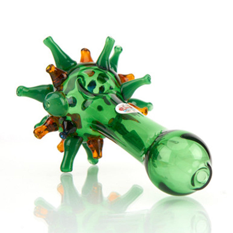 Crush Glass Covid Virus Hand Pipe 3