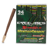 cyclone double wrapped slow burning blunt cones