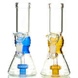 DTHC Pyramid Ball Water Pipe with Beaker Style base and colored glass