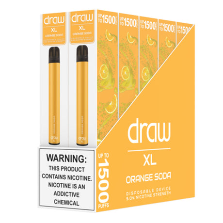 Draw XL Disposable Flavored E-Cig 1500 puff 5.0% Nicotine