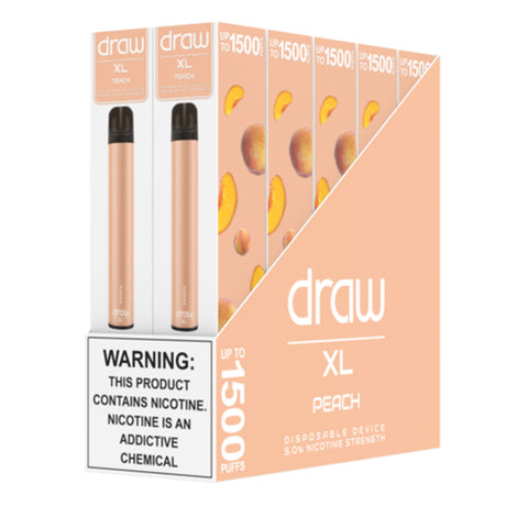 Draw XL Disposable Flavored E-Cig 1500 puff 5.0% Nicotine