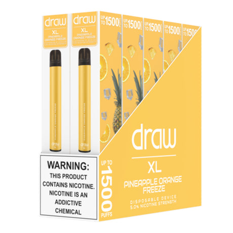 Draw XL Disposable Flavored E-Cig 1500 puff 5.0% Nicotine