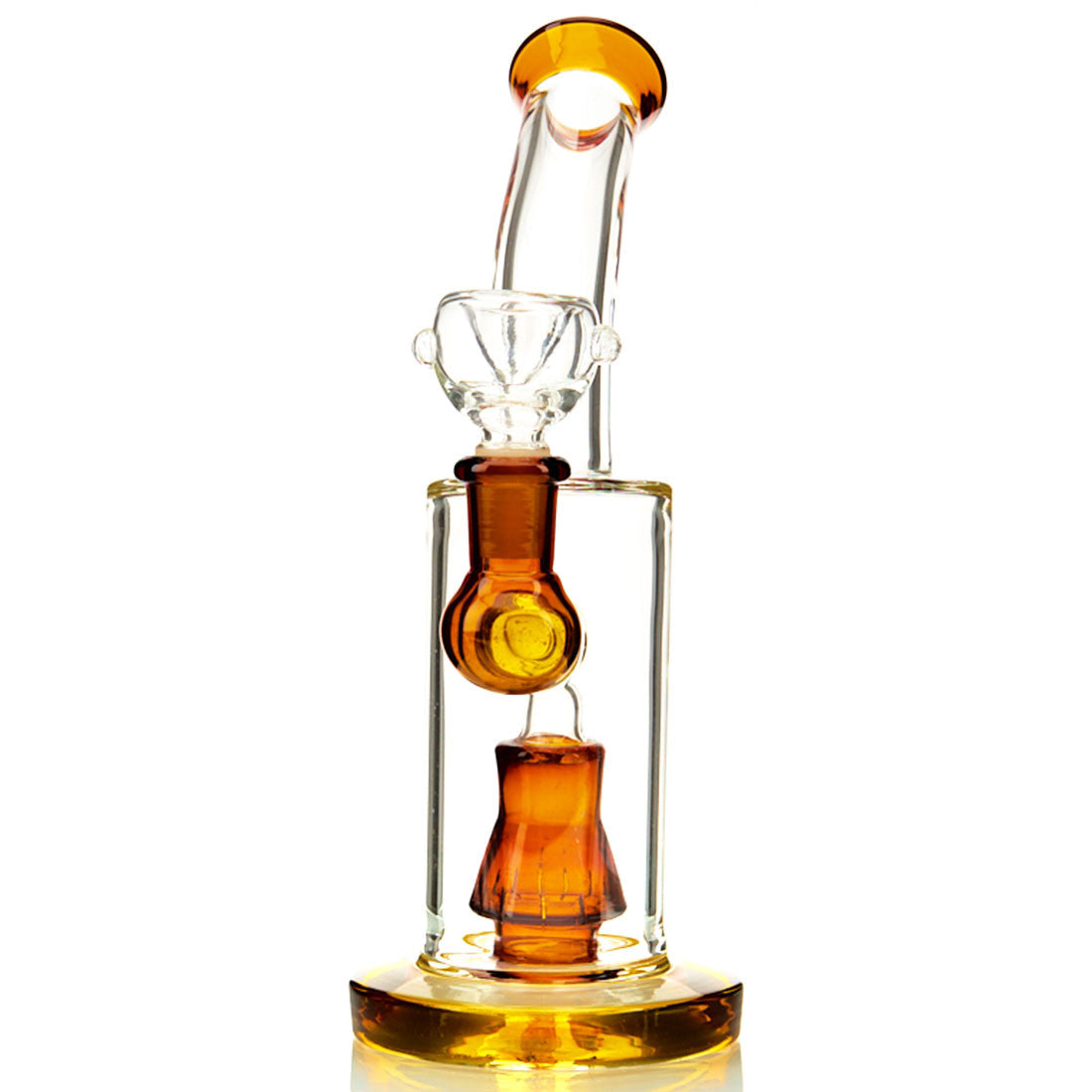 DTHC Banger Hanger with removable slide and colored glass perc and mouth piece