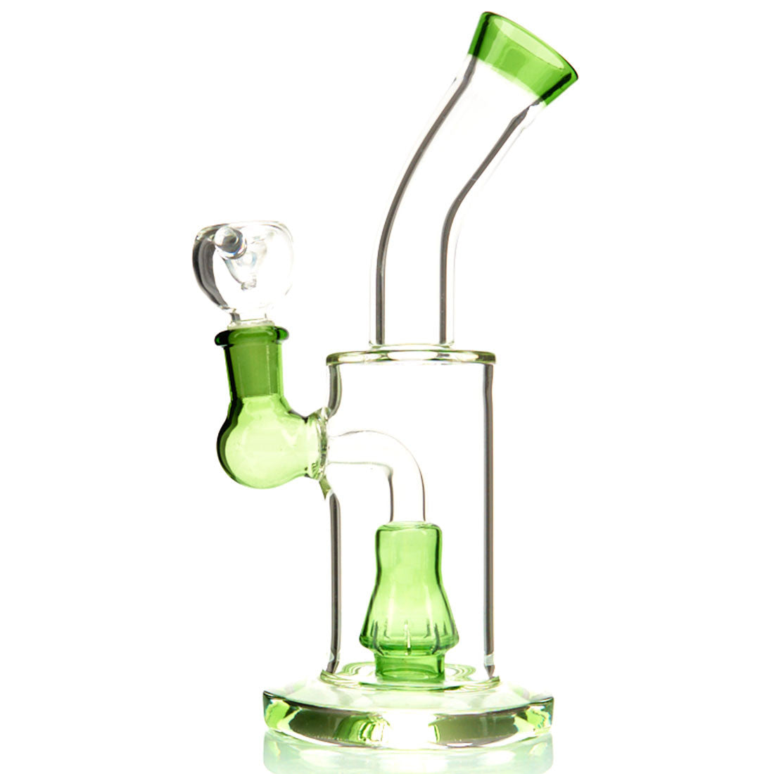 DTHC Banger Hanger with removable slide and colored glass perc and mouth piece