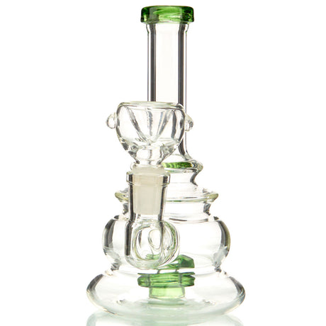 DTHC Layered Pyramid Dab Rig Green