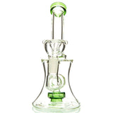 DTHC Glass Small Dab Rig with Showerhead Percolator. Available in a variety of color options.