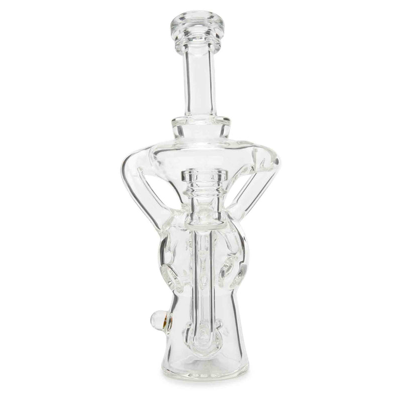 Dynamic Glass Swiss Recycler - Clear Heady Dab Rig