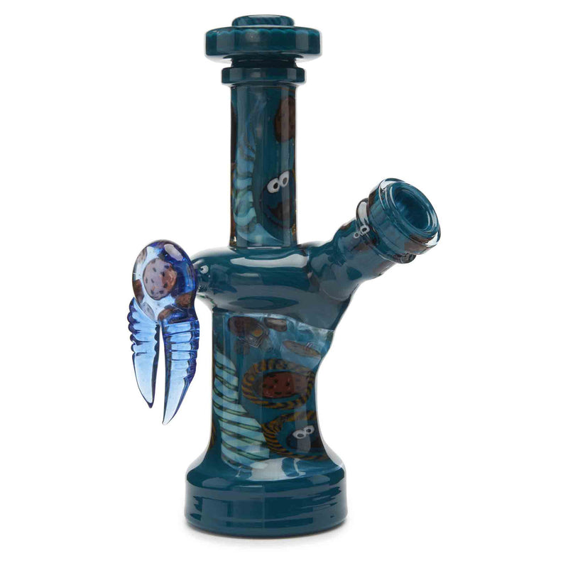 Dynamic Glass Cookie Monster heady Dab rig