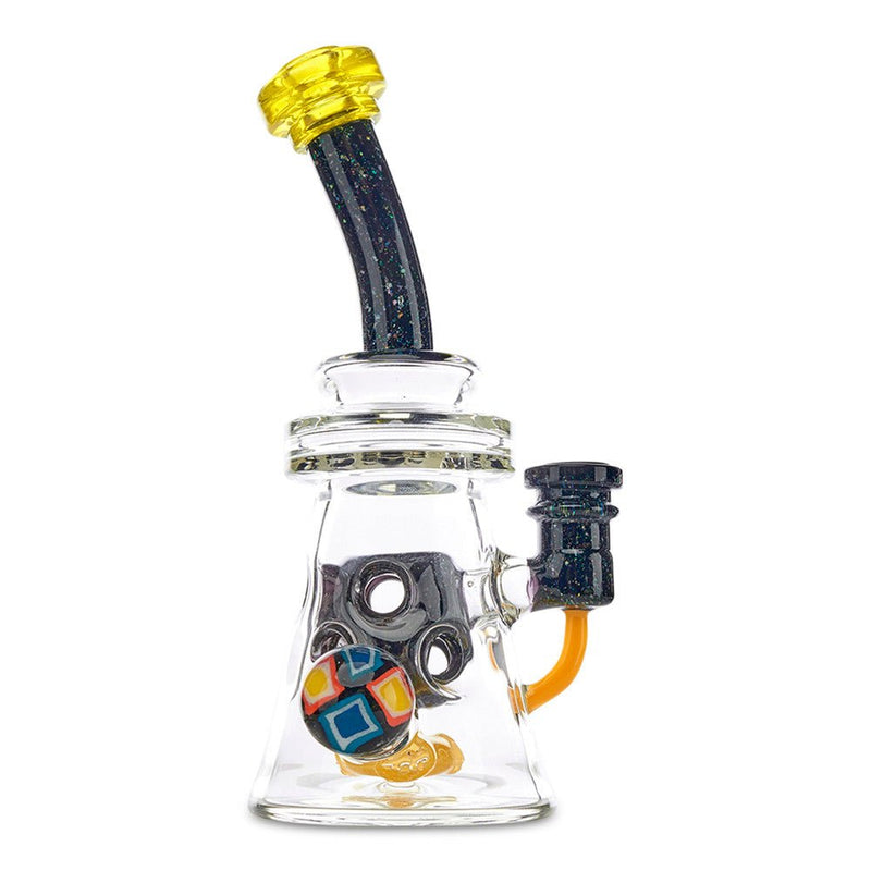 Dynamic Glass Worked Fab Beaker one of a kind heady glass