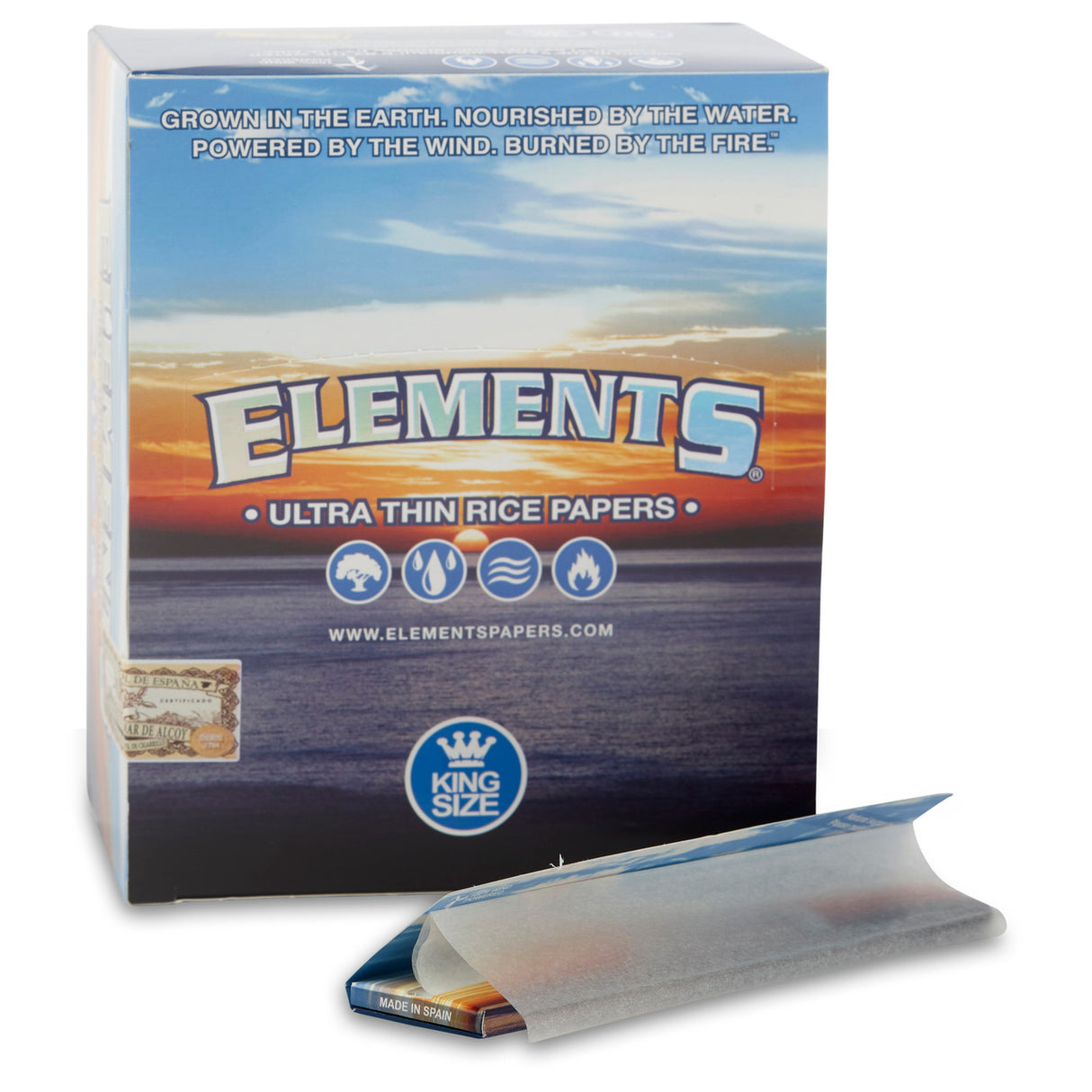 Elements Rice Papers & Cones  Rolling Papers, Wraps & Cones On