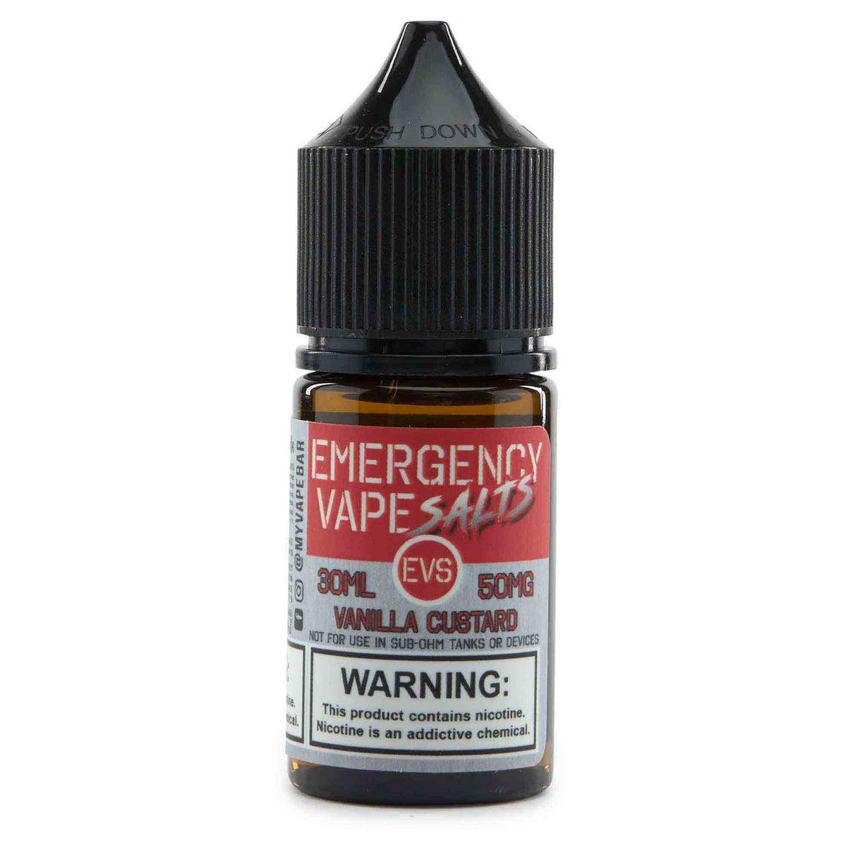 Emergency Vape Stash Salt Nicotine Vape ejuice bottle 1