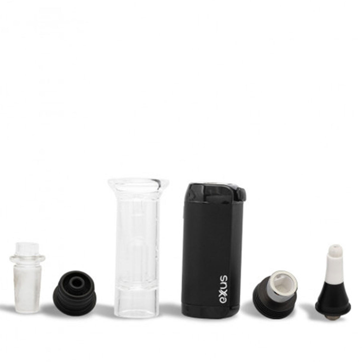 Black Exxus VRS Vaporizer Kit with Nectar Collector Mode, Dab Rig Mode, Cartridge Mode Comes with carrying pouch 19