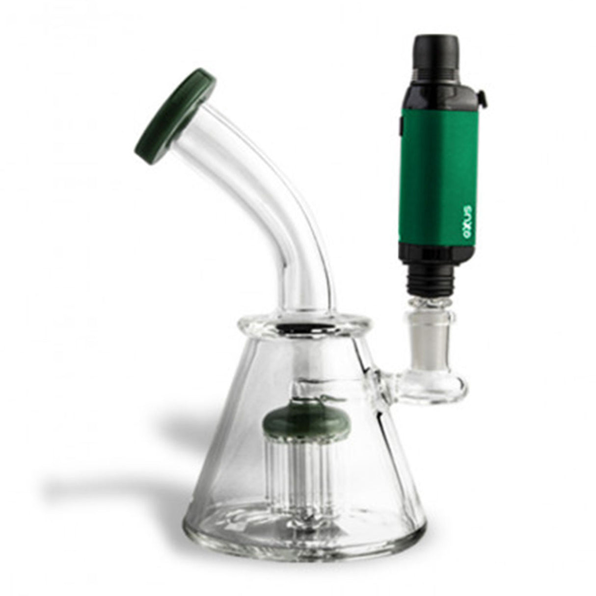Green Exxus VRS Vaporizer Kit with Nectar Collector Mode, Dab Rig Mode, Cartridge Mode Comes with carrying pouch 6