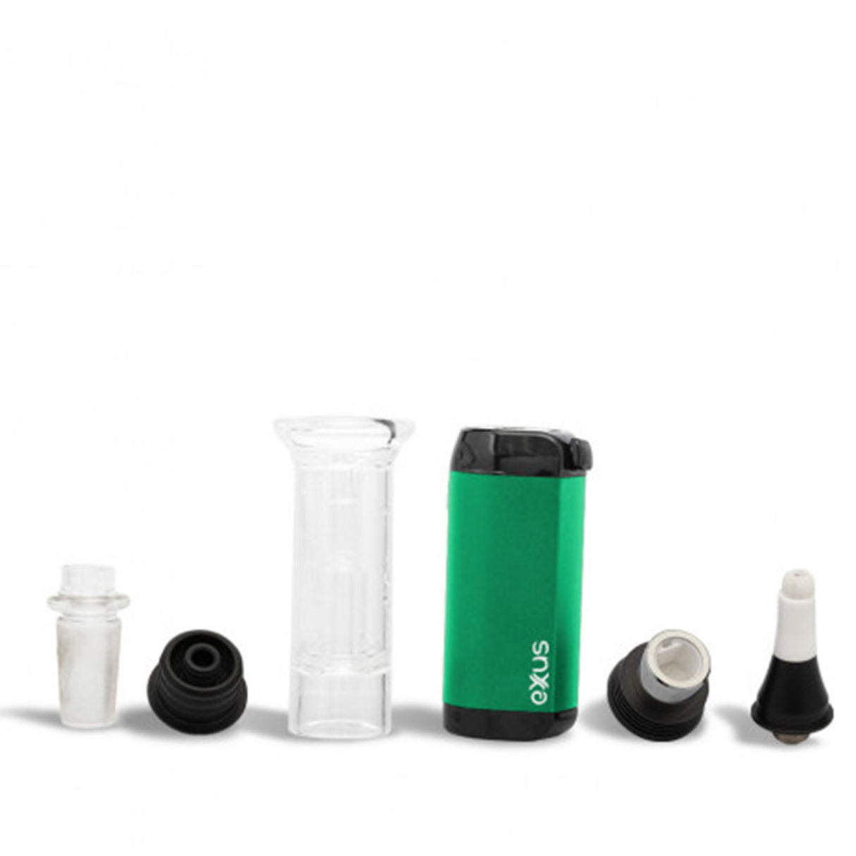 Green Exxus VRS Vaporizer Kit with Nectar Collector Mode, Dab Rig Mode, Cartridge Mode Comes with carrying pouch 9