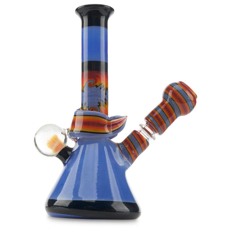 ty watts glass quad explosion mini tube fully worked at cloud 9 smoke co
